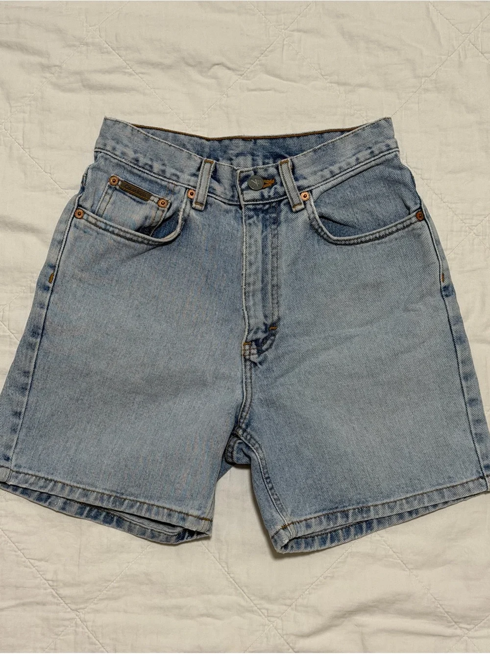 Calvin Klein Light Blue Denim Women's Shorts